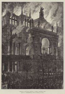 Incendio del Teatro del Anillo en Viena de Johann Nepomuk Schonberg